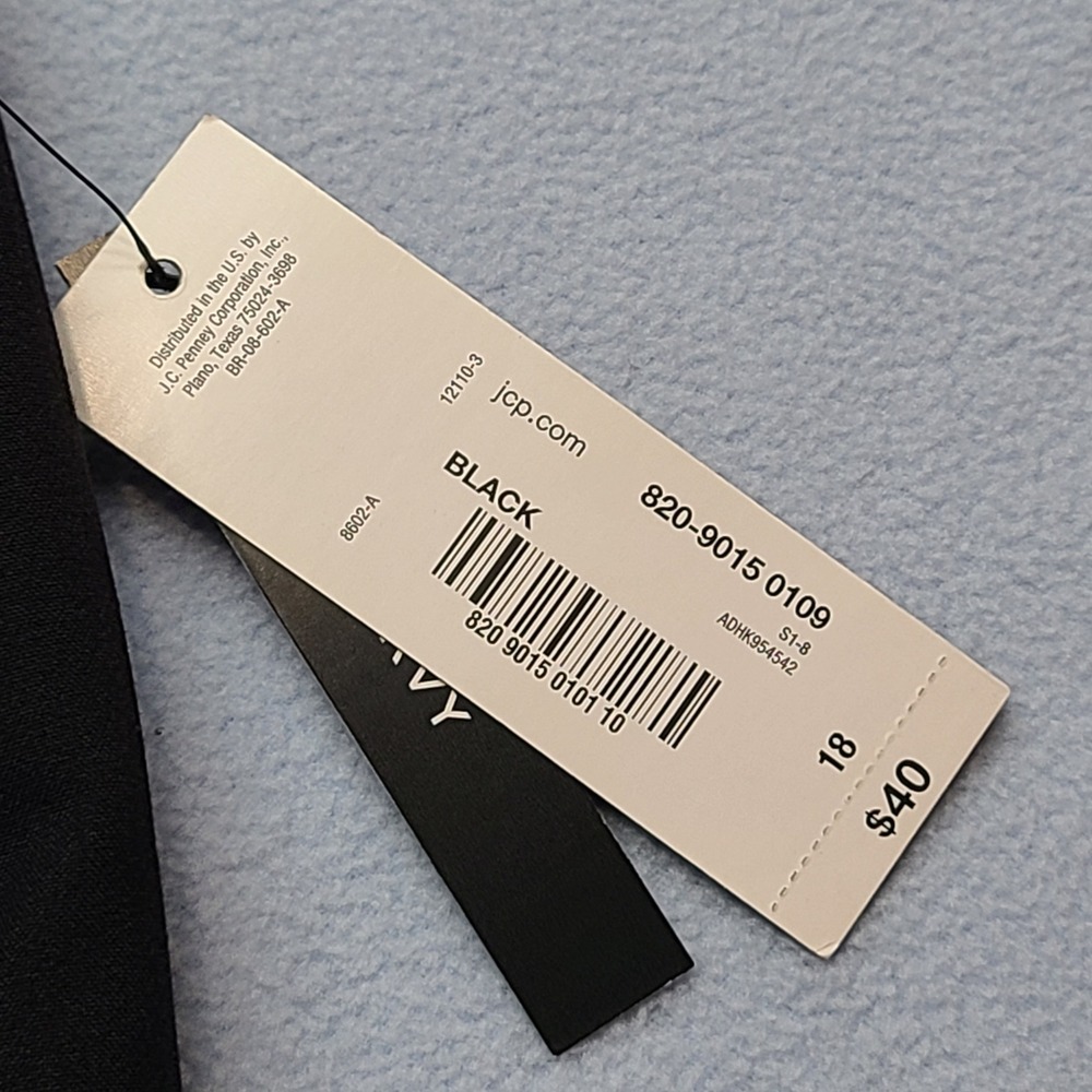 Worthington Pencil Skirt Women 18 Black NEW Stretch Lined Professional - Picture 5 of 8